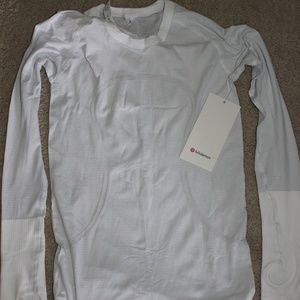 New Lululemon Swiftly Tech Long Sleeve Size 4 Whit